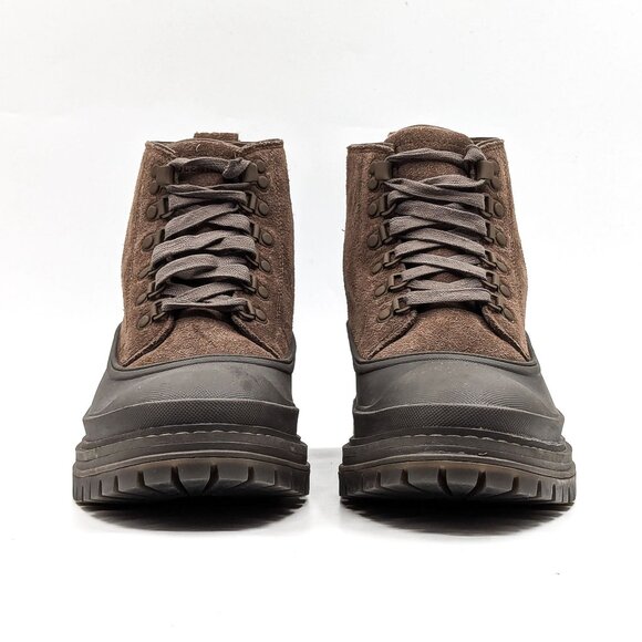 Bogs Men Freedom Lace Tall Waterproof Brown Leather Winter Snow Boots size 9.5 - Picture 2 of 11